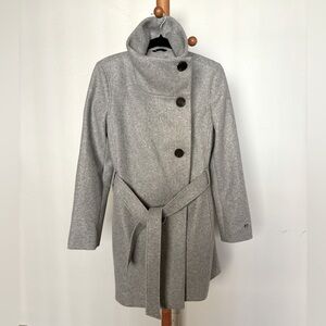 Tommy Hilfiger Belted wool coat